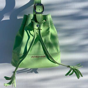 Paloma Wool Mini Maravilla Bag. Neon Green NWT.